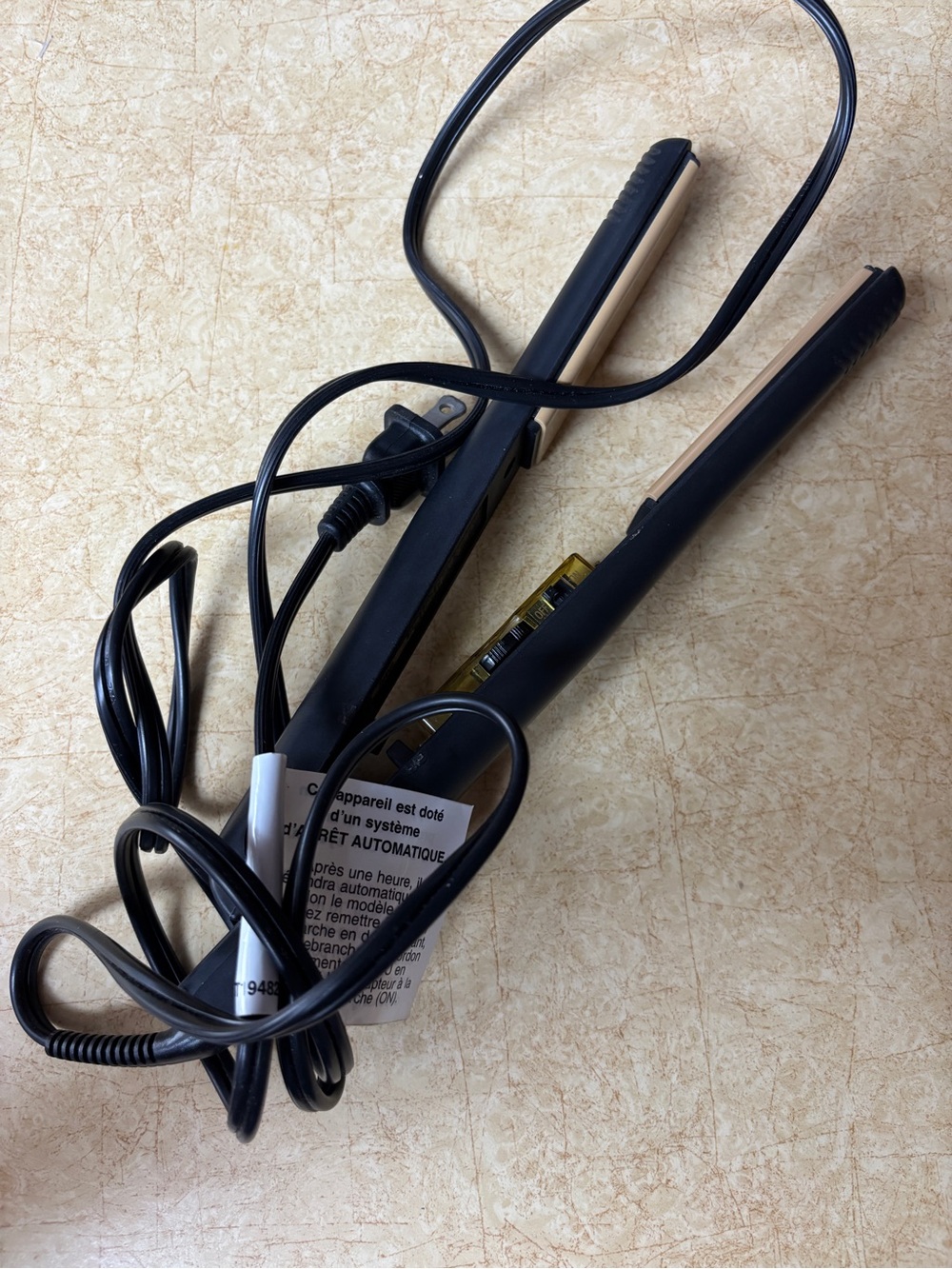 Revlon Black and Gold Mini Flat Iron - Travel Styling Tool